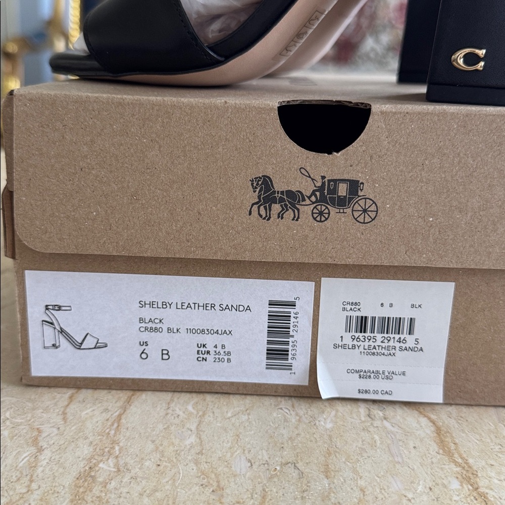 NWT Coach Shelby Sandal. $228 - Picture 14 of 14